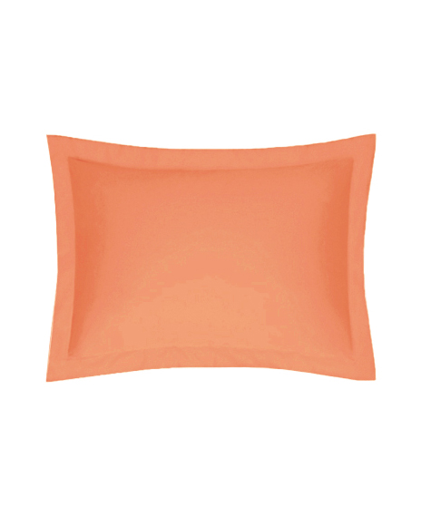 Vienkrāsaina satīna spilvendrāna Peach