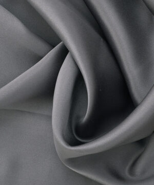 Zīda spilvendrāna Anthracite audums