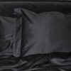 Satīna spilvendrāna Anthracite kompozīcija