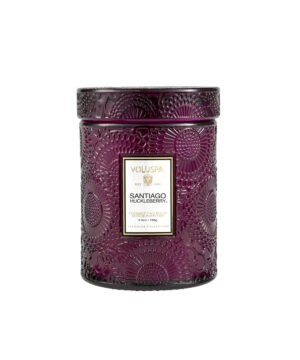 Voluspa aromātiskā svece Santiago Huckleberry stikla ar vāciņu
